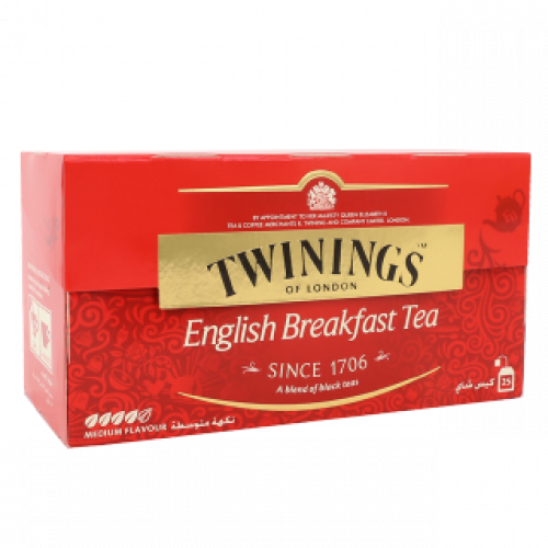 أكياس شاي الإفطار الإنجليزي – 25 × 1.5 غرام