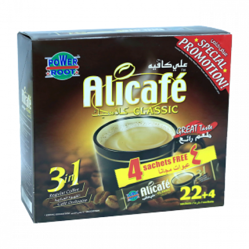 3 في 1 قهوة سريعة التحضير، عرض خاص – 22 + 4 عبوات مجاناً