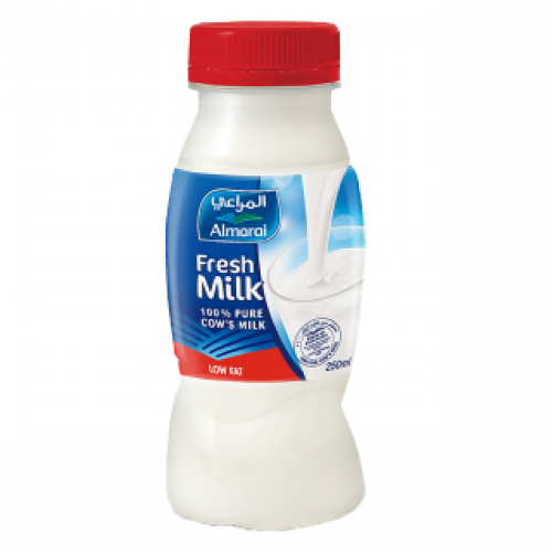 حليب طازج قليل الدسم مع إضافة الفيتامينات – 180 لتر