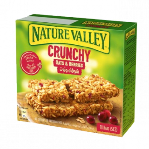 لوح مقرمش بالشوفان والتوت – 5× 42 غرام