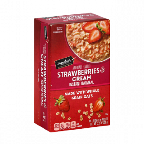سيجنتشر سلكت شوفان سريع التحضير بالفراولة والكريمة – 12.3 أونص