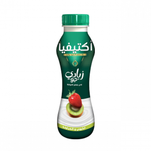 شراب زبادي كيوي وفراولة – 280 مل