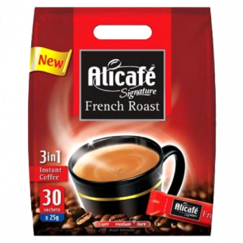 3 في 1 قهوة فرنسية محمصة سريعة التحضير – 30 × 25 غرام