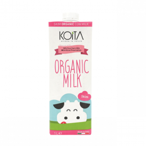 حليب البقر العضوي المقشود – 1 لتر