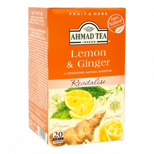 بالزنجبيل والليمون – 20 × 1.5 غرام