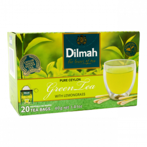 شاي أخضر بنكهة الليمون – 40 غرام