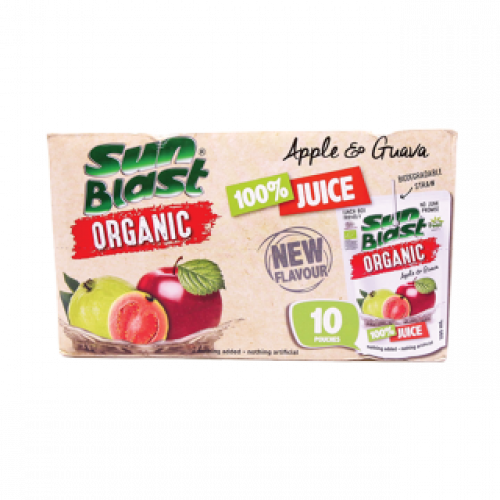 عصير التفاح والجوافة العضوي 100% – 100 مل