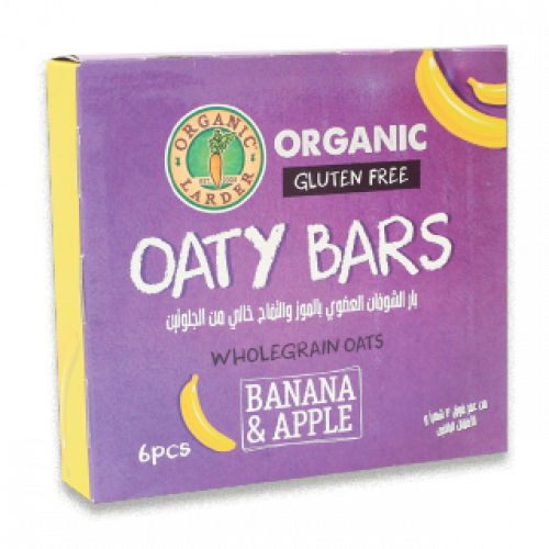 بار شوفان عضوي موز وتفاح – 20 غرام