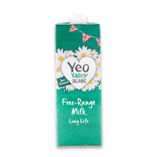 حليب شبه منزوع الدسم عضوي – 12×1 لتر