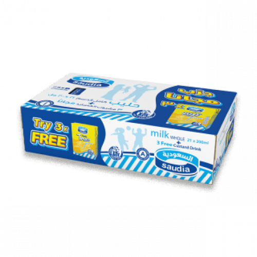 حليب وكاسترد – 200 مل + 200 مل